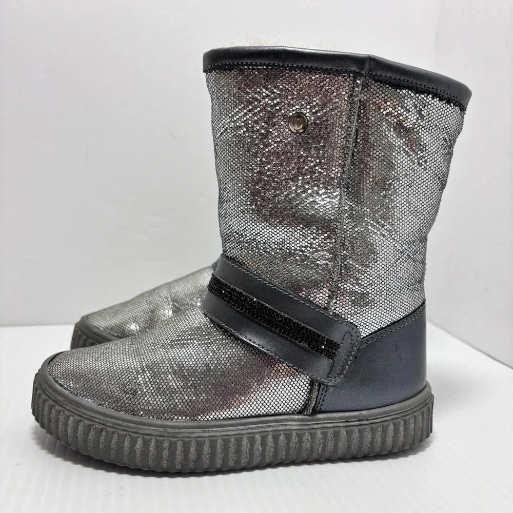 Bartek Gray-Silver Ankle‎ Winter boots girl Size 30
